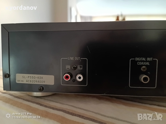 Technics SL-P550 с дистанционно и инструкция, снимка 5 - Ресийвъри, усилватели, смесителни пултове - 52272155