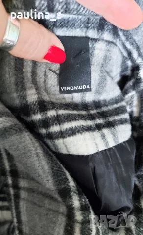 Два различни броя / Дамски марков кариран блейзър "Vero Moda" и "Bon'a Parte" , снимка 9 - Палта, манта - 55874591