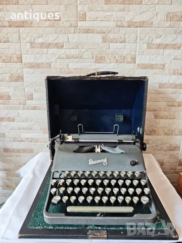 Стара пишеща машина Rheinmetall KsT - Made in Germany - 1950"год. - Антика