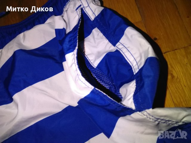 Плувни шорти бяло сини раета като нови размер Л, снимка 4 - Водни спортове - 41748464