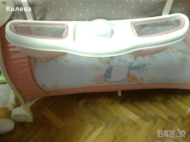 Детска кошара с дюшече, снимка 4 - Бебешки легла и матраци - 47712963