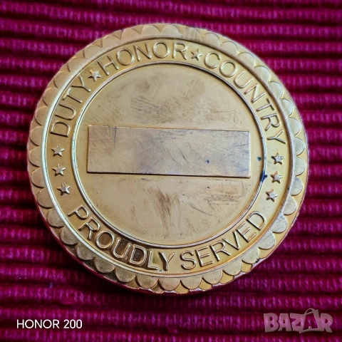 Плакет, монета Корпус на морската пехота на САЩ , снимка 2 - Нумизматика и бонистика - 53855259