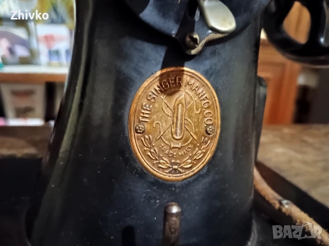 ШЕВНА МАШИНА СИНГЕР , снимка 4 - Антикварни и старинни предмети - 50474019
