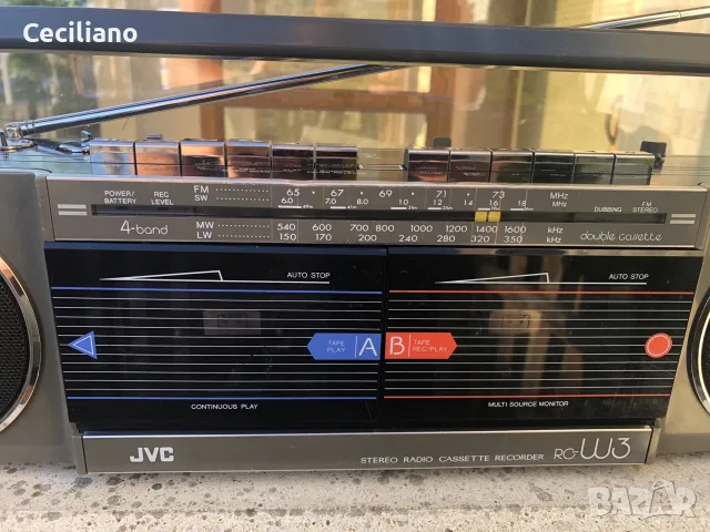 Рядък радиокасетофон JVC RC-W3LE , снимка 9 - Радиокасетофони, транзистори - 55807800