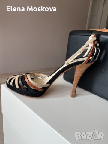 Fendi Дамски официални Сандали номер 38.5, снимка 5 - Дамски обувки на ток - 44415778