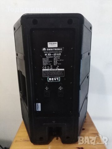 Omnitronic - kb212, снимка 5 - Тонколони - 39766993