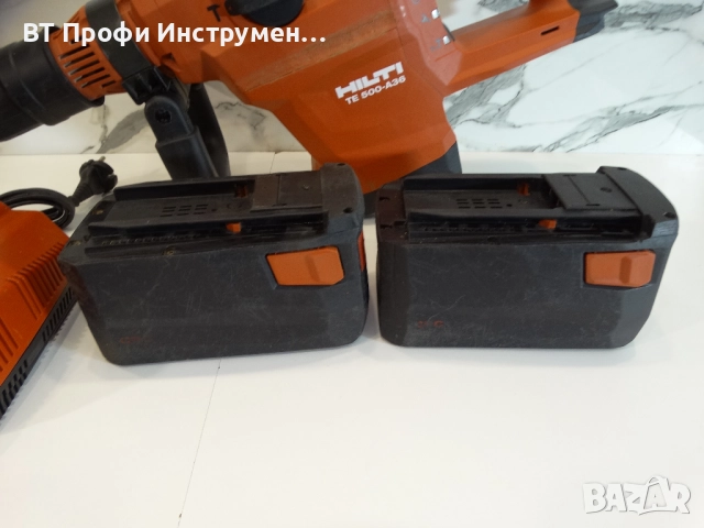 Hilti TE 500 A36 - Акумулаторен къртач - 7.8 J, снимка 10 - Други инструменти - 52182633