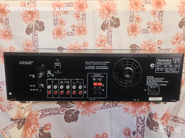 Ресийвър Technics SA-EX140 Две по 100 вата. В отлично техническо и визуално състояние., снимка 8 - Ресийвъри, усилватели, смесителни пултове - 51341211