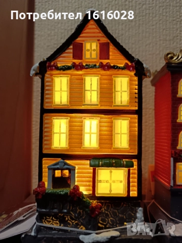 Нови LED светещи Къщи за изграждане на Коледни селца., снимка 2 - Ракли - 51007657