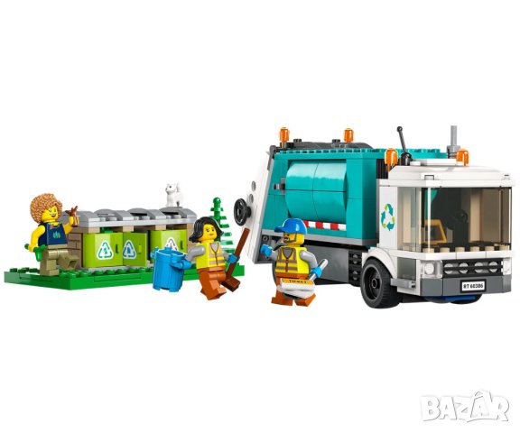 LEGO® City Great Vehicles 60386 - Камион за рециклиране, снимка 3 - Конструктори - 41564659
