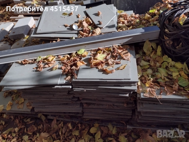тротоарни плочки 40 х 40 х 5 около 300броя с бонус гранитогрес, снимка 5 - Строителни материали - 52231672