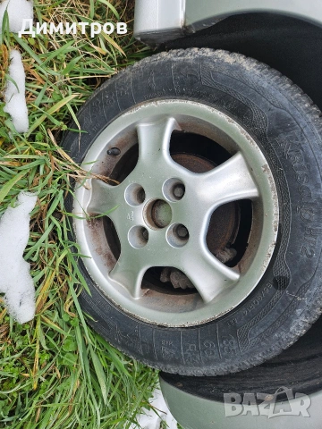 14 цола,Алуминиеви джанти 4 броя. 4x100 междуболтово разстояние 