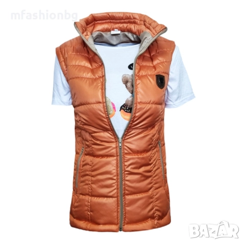 Дамски преходен елек 15 цвята от М до 5XL, снимка 15 - Елеци - 40742048