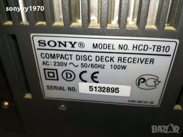 SONY HCD-TB10 1210231731L, снимка 16 - Аудиосистеми - 42538615