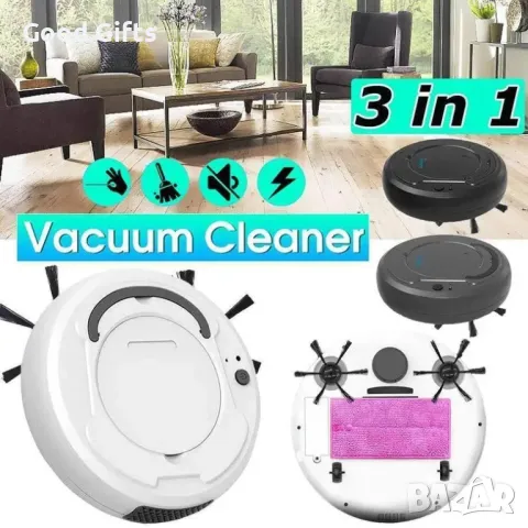 Прахосмукачка робот BowAI 3в1-иновативен домашен помощник в метенето,чистенето и миенето, снимка 7 - Прахосмукачки - 47508756