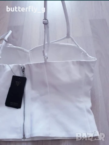 GUESS оригинален нов кроп топ/бюстие/корсет - М, снимка 5 - Корсети, бюстиета, топове - 50580954