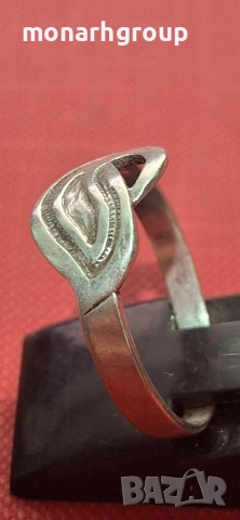 Сребърен пръстен, снимка 3 - Пръстени - 52684549