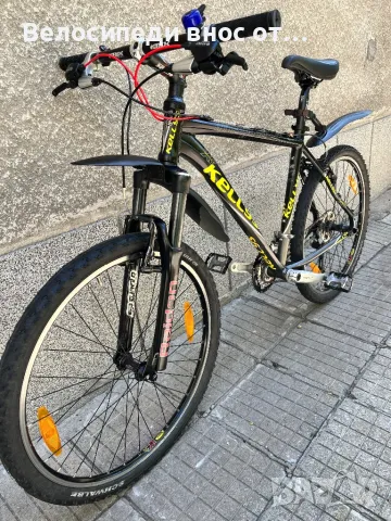 Велосипед колело KELLYS 26 цола 27 скорости всичко е SHIMANO DORE LX много запазено технически Ок , снимка 16 - Велосипеди - 49879107