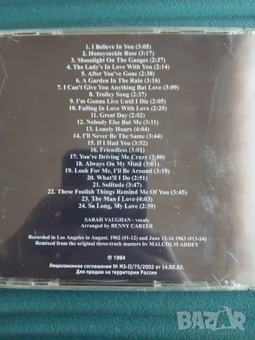 Sarah Vaughan – The Benny Carter Sessions - матричен диск музика, снимка 2 - CD дискове - 56008380