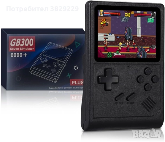 Портативна конзола GB300 TV 3 Inch IPS 6000+ игри, снимка 11 - Други игри и конзоли - 51672736