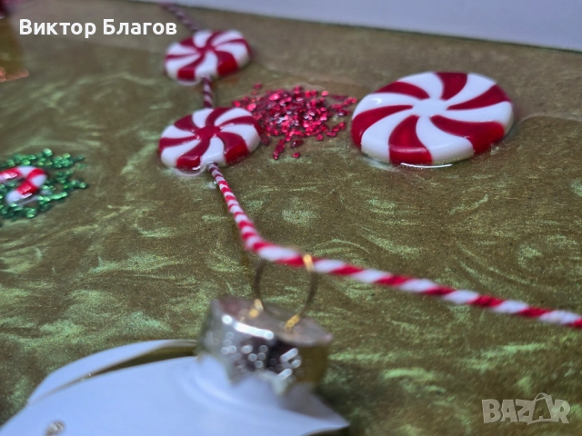 Коледна картина в епоксидна смола, снимка 8 - Картини - 52941557