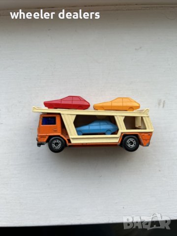 Метална количка Matchbox BEDFORD CAR TRANSPORTER в мащаб 1:111, снимка 5 - Колекции - 39835863