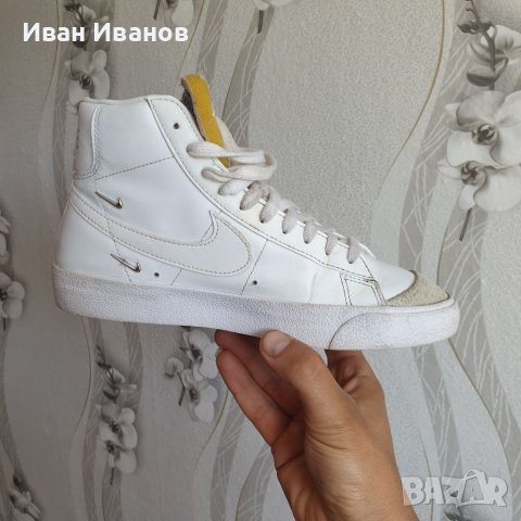 маратонки /кецове Nike Blazer Mid 77 White номер 39 , снимка 10 - Маратонки - 40998756