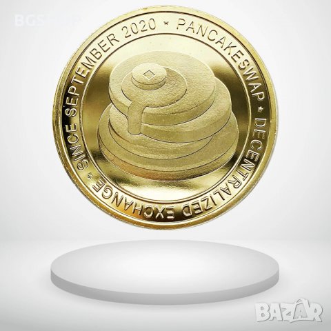 PancakeSwap coin / Панкейк монета ( CAKE ) - Gold, снимка 3 - Нумизматика и бонистика - 39927984