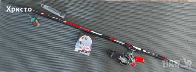 НОВО! 6м или 4м болонеза въдица с макара и влакно, риболов такъм 