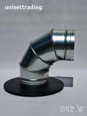 Коляно за аспирация ф200 поцинкована ламарина, снимка 5 - Други машини и части - 36355615