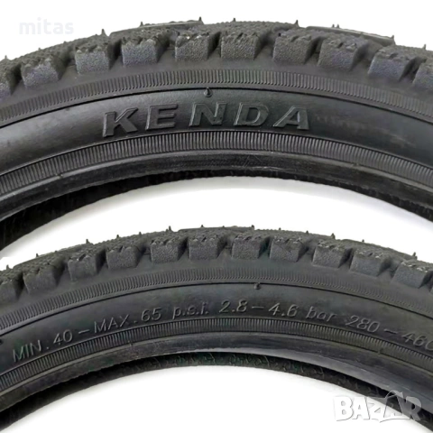 Външна и вътрешна гума KENDA Komfort 16x2.50 - за Ел. триколка и скутер, снимка 9 - Части за велосипеди - 41116965