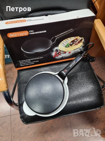Електрически Тиган за палачинки DELIMANO, снимка 4 - Други - 44191728