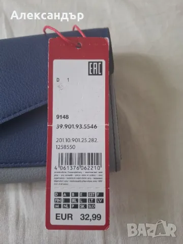 Голямо стандартно дамско портмоне s.Oliver, снимка 5 - Портфейли, портмонета - 49587645