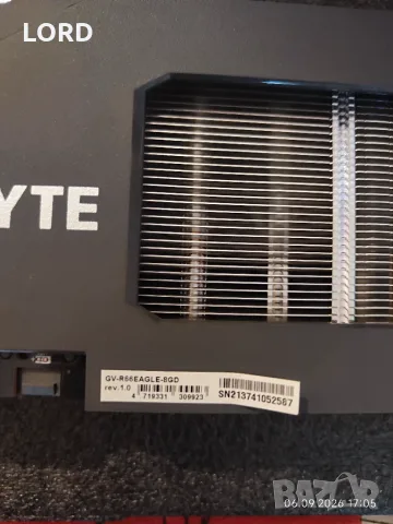 Видеокарта RX 6600 8GB Gigabyte Eagle , снимка 4 - Видеокарти - 55970327
