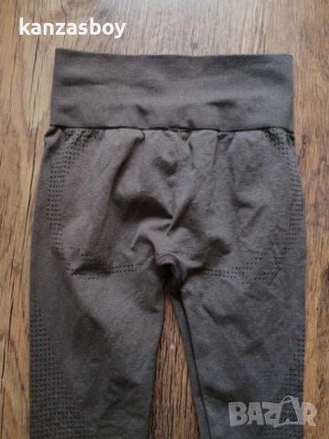 Gymshark Vital Seamless 2.0 Leggings Brown Marl - дамски фитнес клин С, снимка 3 - Клинове - 53864474