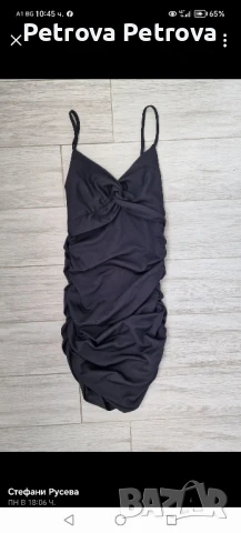 Елегантна черна рокля , снимка 1