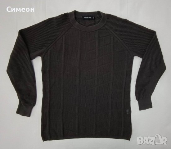 G-STAR RAW оригинален пуловер S памучен Suzaki Moto R Knit, снимка 1 - Пуловери - 40118746