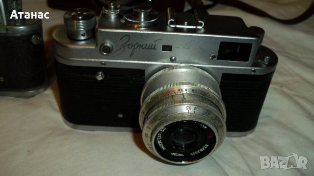 Фотоапарати ЗОРКИЙ 4 с обективи Индустар 50 - 3бр, снимка 6 - Фотоапарати - 40287422