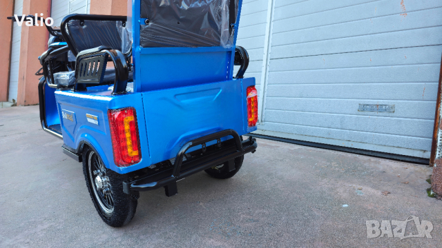 Електрическа триколка двуместна товарна 1000W, снимка 13 - Мотоциклети и мототехника - 44773287