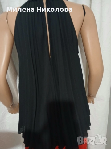 Нежен топ Zara XS , снимка 3 - Корсети, бюстиета, топове - 52056959