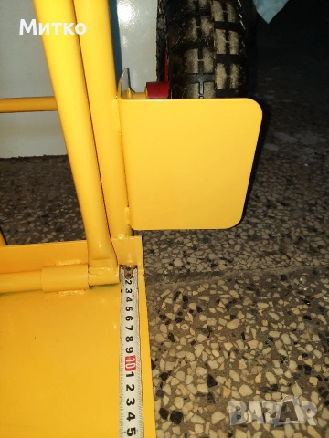 Ръчна количка с 2 броя пневматични колела и падаща решетка , снимка 8 - Други инструменти - 53787871