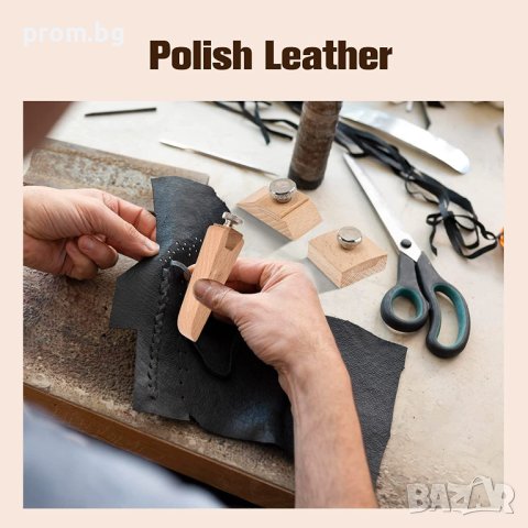 дървена подложка  за шкурка, шлайфане, полиране, кожарски инструмент, снимка 6 - Други инструменти - 30885009