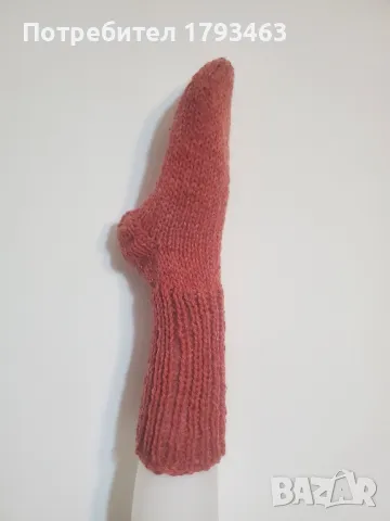 Ръчно плетени дамски чорапи от вълна размер 38, снимка 1
