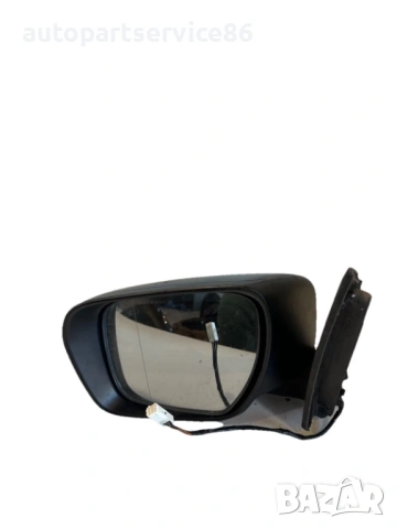 Предно ляво огледало за крило черно 124 LHD за Mazda CX-7 (2011)