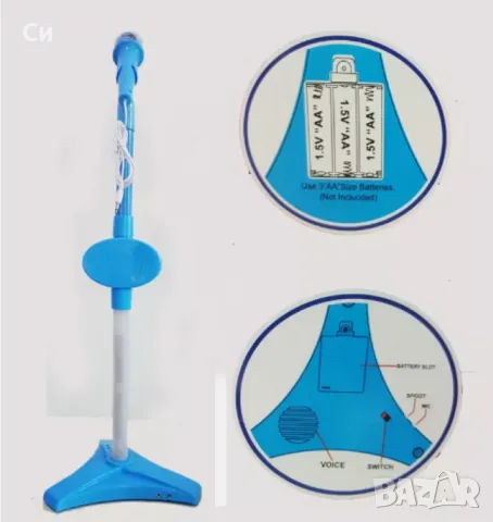 Детски светещ микрофон на стойка спайдърмен, снимка 3 - Музикални играчки - 48322153