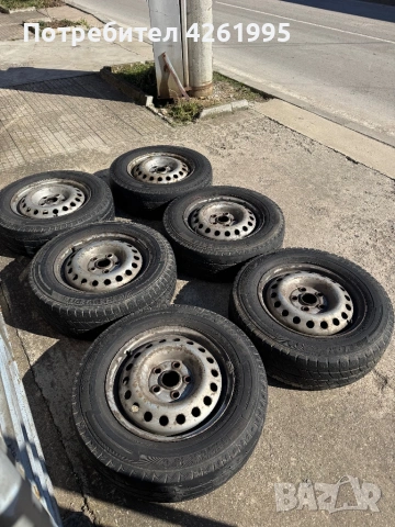 Джанти с гуми VW T4 гуми 15C, снимка 3 - Гуми и джанти - 53658499