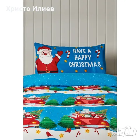 Детски коледен спален комплект, снимка 3 - Спално бельо и завивки - 47938090