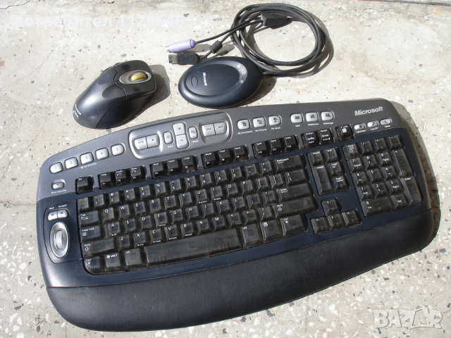 Microsoft Wireless Desktop Elite Keyboard 1011 – безжична луксозна клавиатура, мишка, ресийвър, снимка 15 - Клавиатури и мишки - 36209294