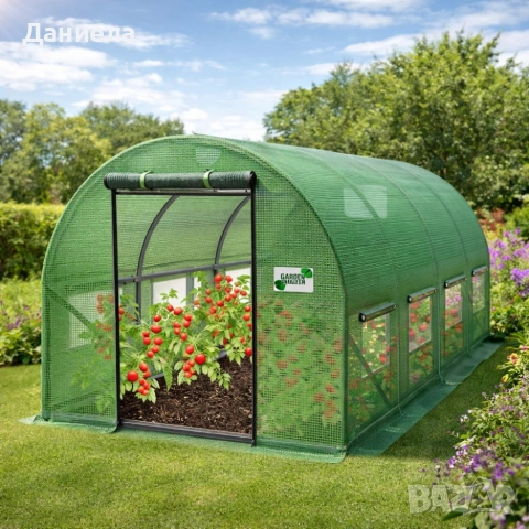 Градиснка оранжерия New Solution - отлична защита за вашите култури - 4 х 2,5 х 2м