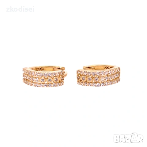 Златни обеци 2,30гр. 14кр. проба:585 модел:37736-4